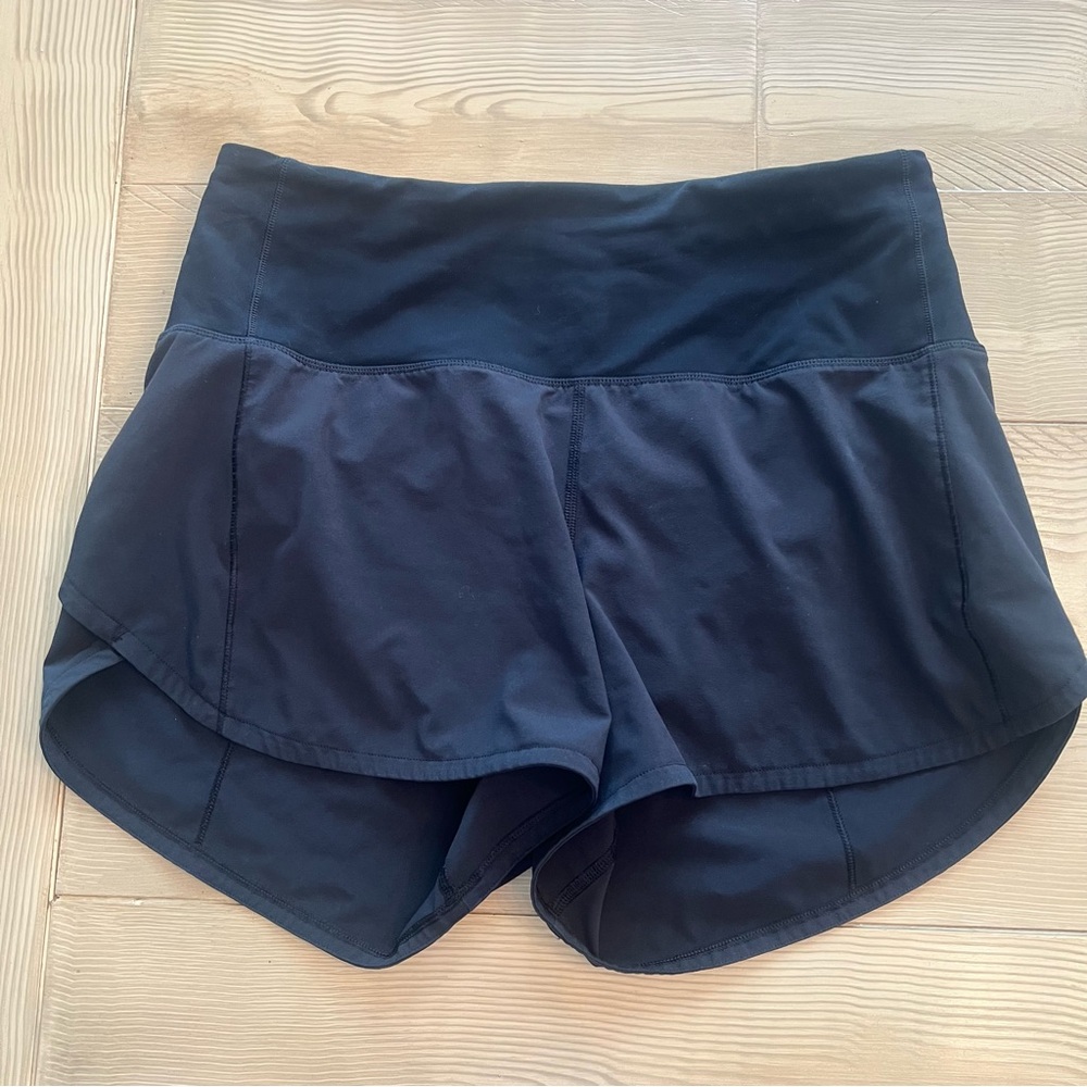 Speed Up High-Rise Lined Short 4" Black Size 6